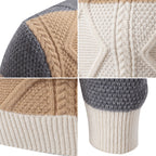 Pullover mit geflochtenem Strickeffekt für Männer - Elric