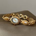 Damenschmuck Armbanduhr mit ovalem Detail - Alviera