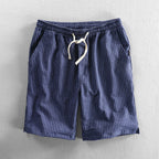 Vertikal gestreifte Herren Shorts mit Kordelzug - Lecce