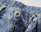 Gerade Utility-Cargo-Jeans für Männer - Falko