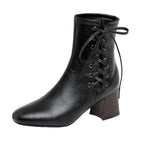 Vintage-Schnürstiefeletten - Nova