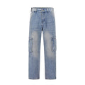 Gerade Utility-Cargo-Jeans für Männer - Falko