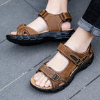 Orthopädische Herren-Sandalen im Retro-Stil - Philip