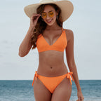 Ocean Chic - Bikini-Set mit festem und geknotetem V-Ausschnitt
