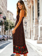 Nyra - Bohème Sommerkleid mit V-Ausschnitt