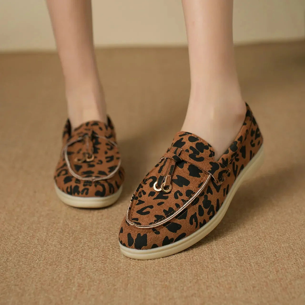 Loafers mit Leopardenmuster - Aurora