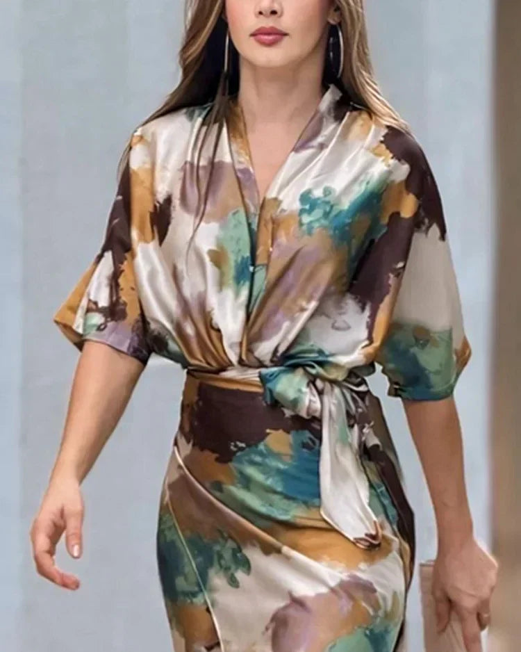 Harriet - Kleid mit Frühlingsprint