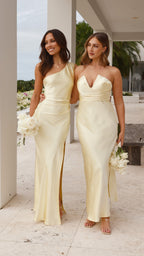 Langes One-Shoulder-Kleid für Damen – Rousa