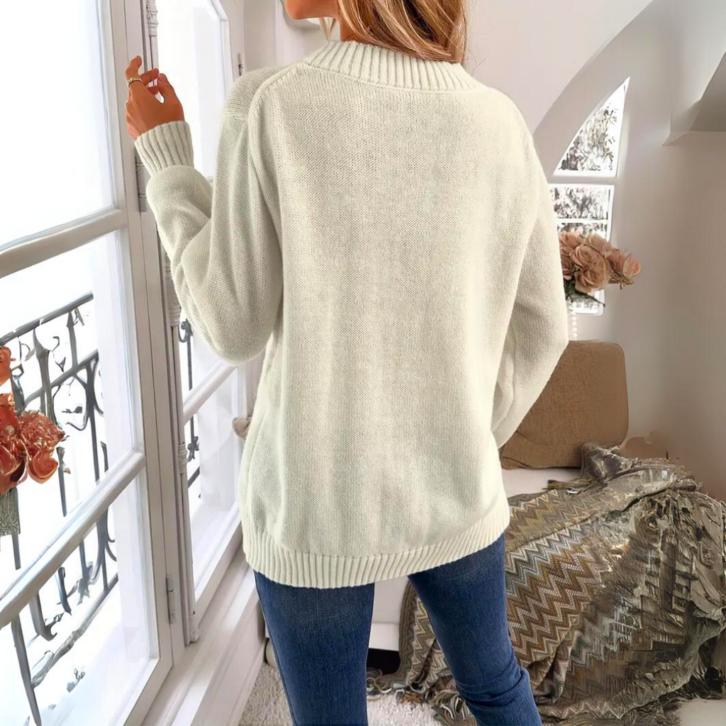 Charlene - Trendiger Strickpullover für Damen