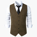 Herren Herringbone Trachtenweste - Robert