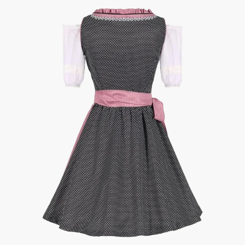 Dirndl mit Schürze in Rosa und Blau - Annalena