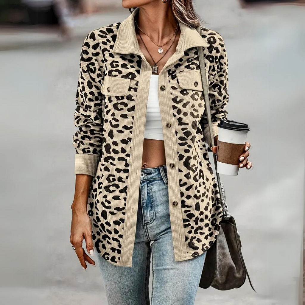 Toos - Schicke Jacke mit Leopardenmuster für Frauen