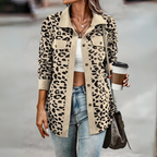 Toos - Schicke Jacke mit Leopardenmuster für Frauen