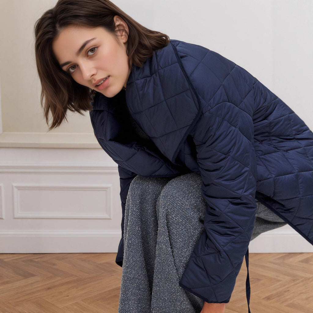 Kurze Jacke mit Steppeffekt für Frauen - Elnara