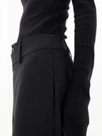 Weit geschnittene Damenhose mit strukturiertem Bund - Arleth