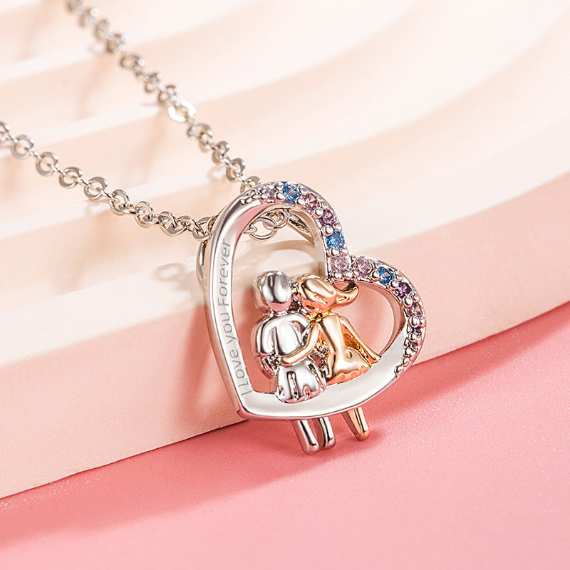 Damenschmuck Halskette symbolisches Herz
