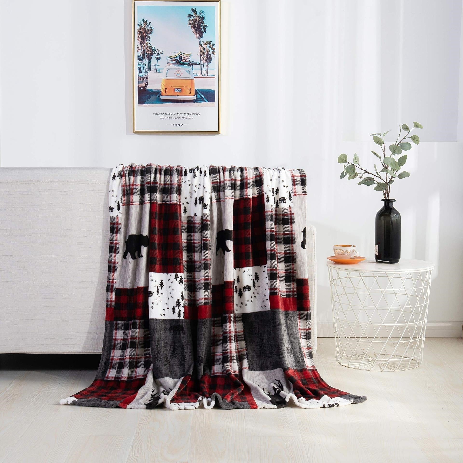 Thermodecke mit Weihnachtsmotiv