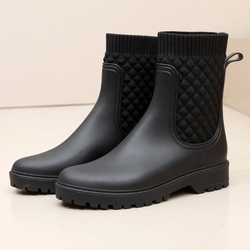 Wasserdichte, rutschfeste Damen-Regenstiefel - Lirena