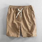 Vertikal gestreifte Herren Shorts mit Kordelzug - Lecce
