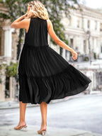 Shirley - Damenkleid mit Schleife und V-Ausschnitt