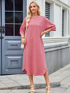 Lorena - Lässiges Sommerkleid mit Streifen für Frauen