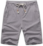 Andrei - Strandshorts aus Leinen mit Kordelzug