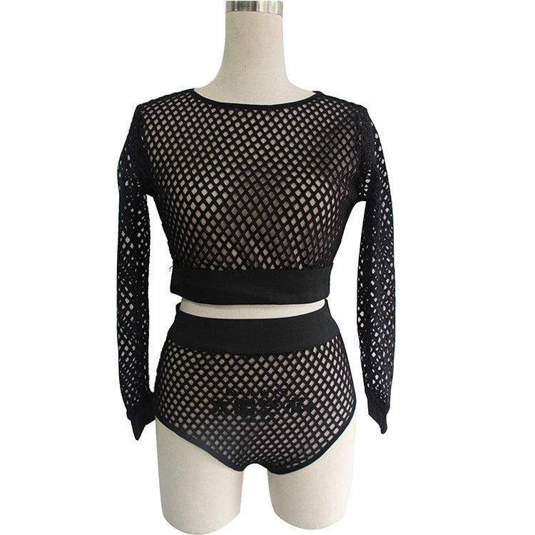 Coverall Hollow Sexy Badeanzug Bikini Set