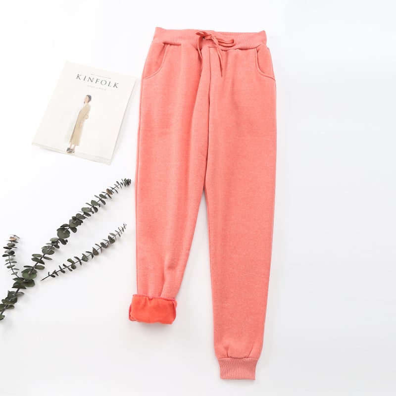 Damenhose mit Samteffekt innen - Lureta