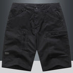 Gerade Herren-Cargo-Shorts mit Reißverschluss - Elias