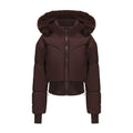 Kurze Damenjacke mit Kapuze - Avenil