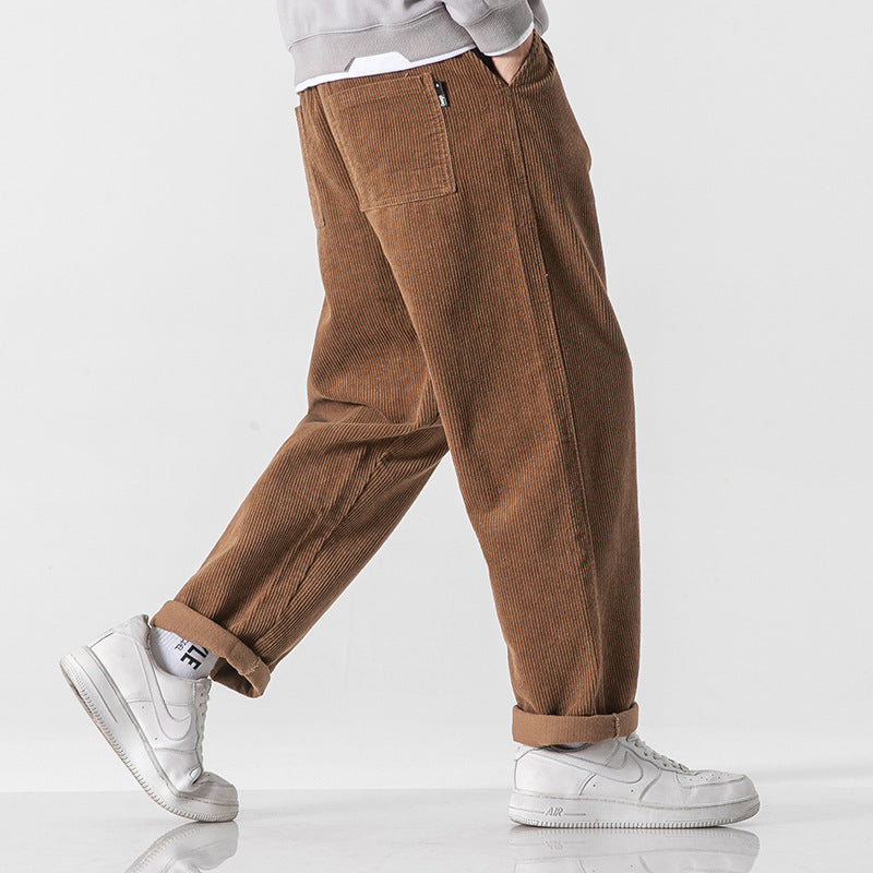 Herrenhose mit weichem Kord-Effekt - Edrion