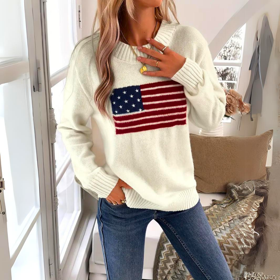 Charlene - Trendiger Strickpullover für Damen
