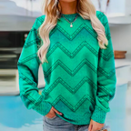Paulien - Bunter Retro-Pullover