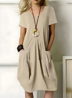Lux - Stilvolles Kleid mit Taschen