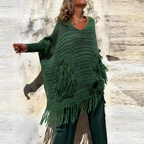 Fabienne - Fransen-Pullover im Boho-Stil