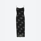 Verona - Vintage-Kleid aus floraler Spitze mit transparentem Overlay