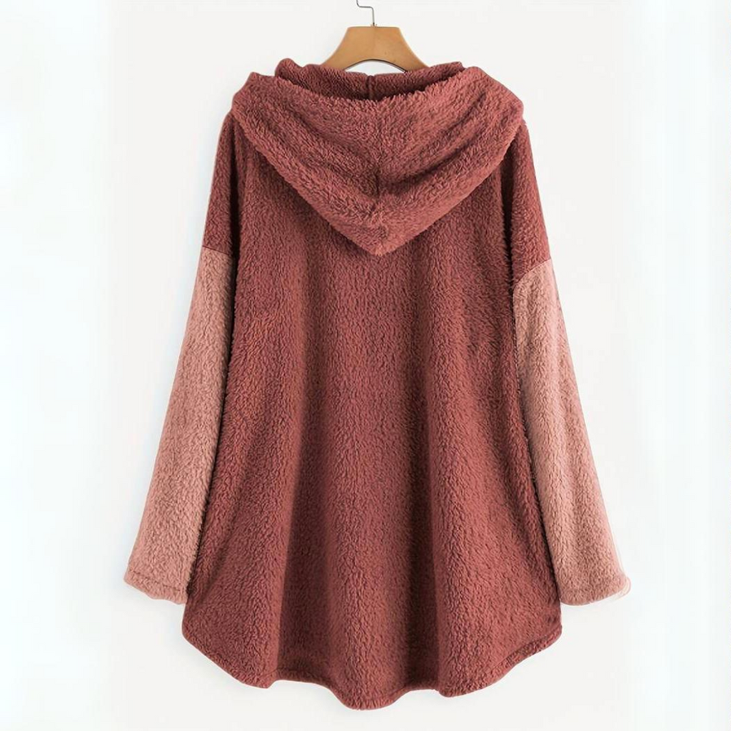 Loes - Warmer flauschiger Katzen-Hoodie
