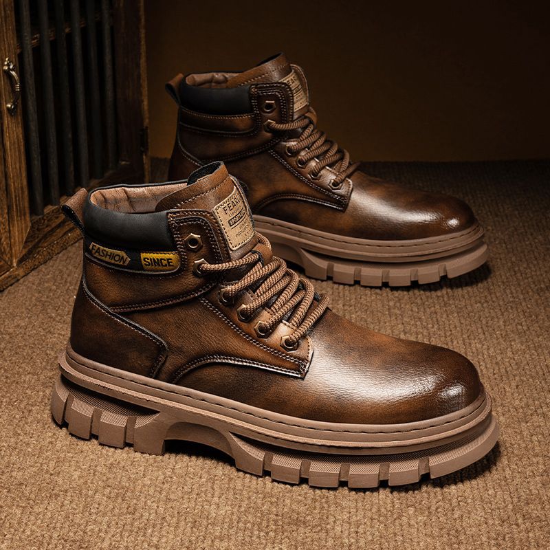 Schwerer Herrenstiefel mit robustem Design - Vemundr