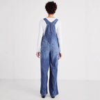 Damen-Jumpsuit aus Denim mit weitem geradem Schnitt - Shirley