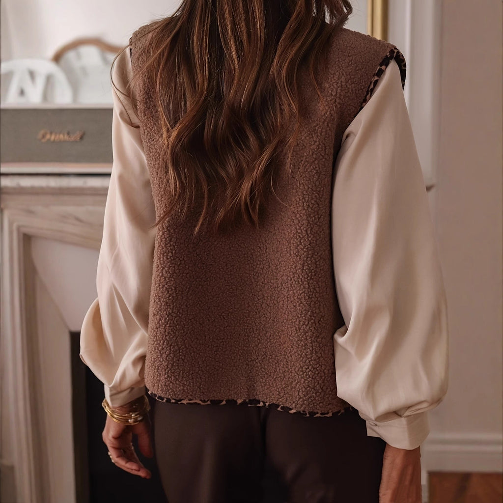 Damenweste mit Fleece-Effekt - Iselya