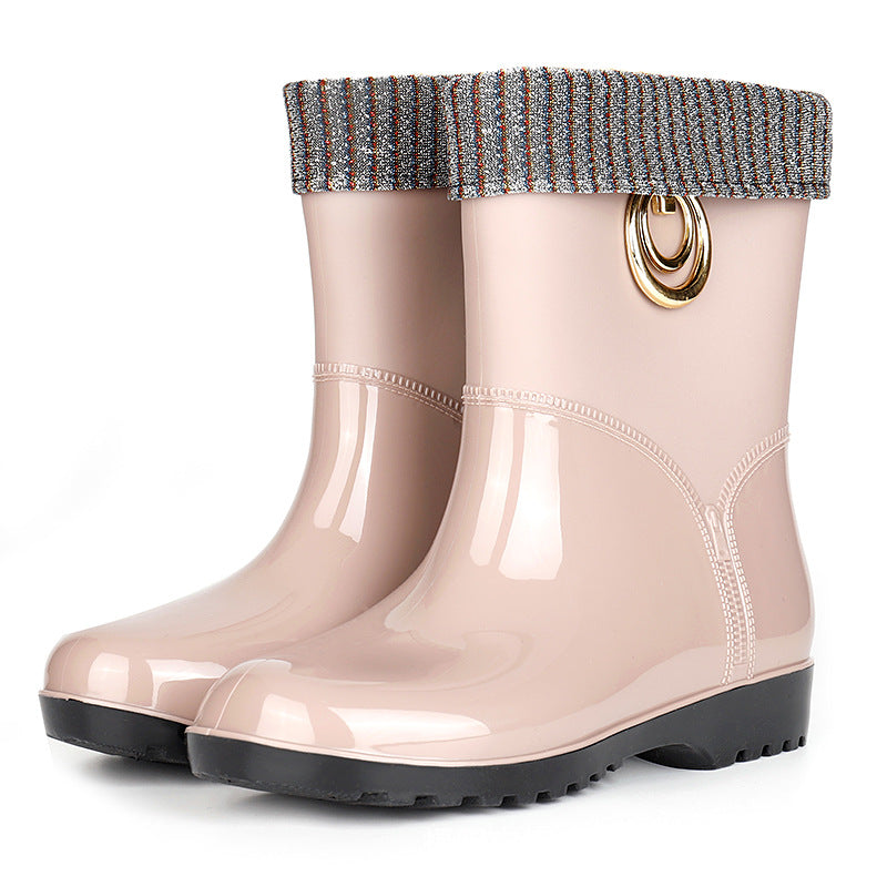 Wasserdichte Damen-Regenstiefel mit Innenfutter - Xavira