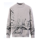 Dicker Herren-Strickpullover Urban-Effekt - Naël