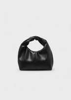 Damen Hobo Tasche runder Griff Kunstleder modernes Design - Mauve