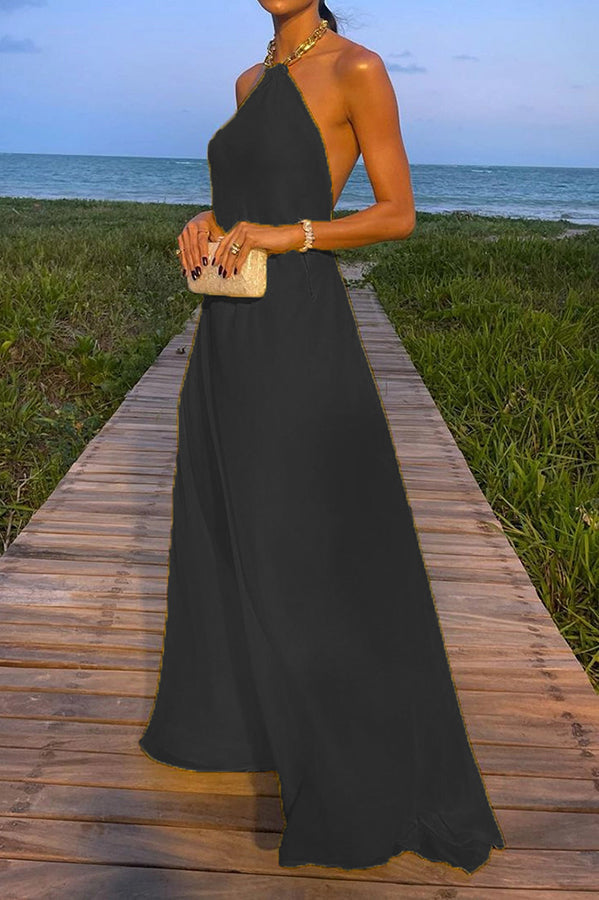 Sadie - Modisches Kleid mit Trägern am Ausschnitt