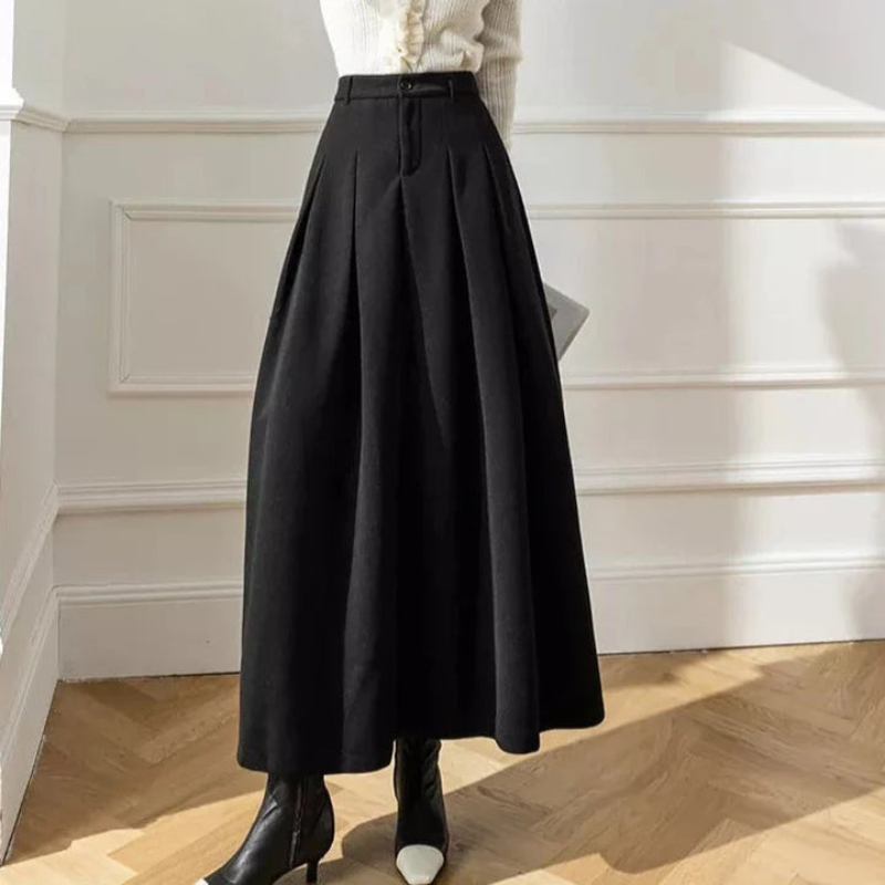 Faltenrock Mit Hoher Taille für Damen - Lässig