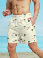 Tom - Strandshorts mit Palmenmuster