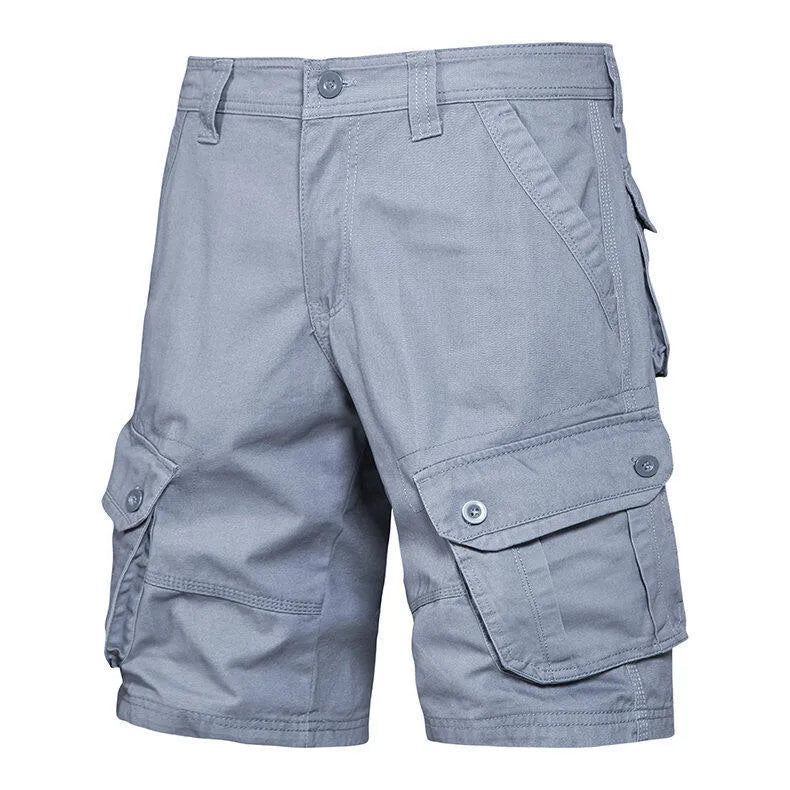 Lässige Cargo-Taschen-Shorts aus Baumwolle für Herren - Jason