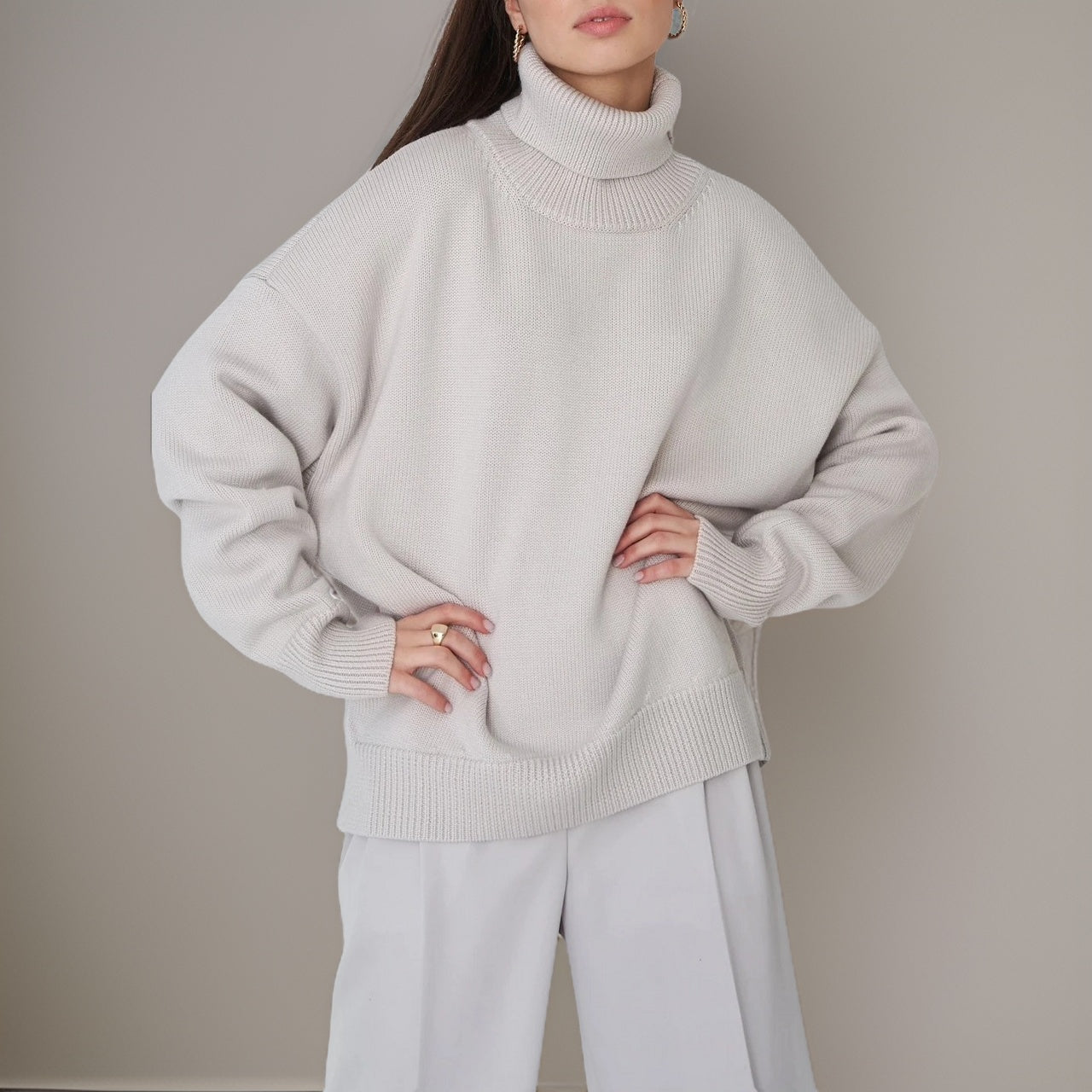 Danissa Strickpullover mit Rollkragen