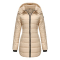 Lange Damenjacke mit Kapuze - Naelle