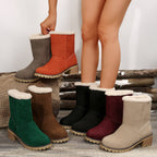 Damenstiefelette mit flauschigem Futter - Lurean